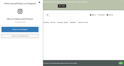 Desktop Screenshot of canvaspicasso.co.uk