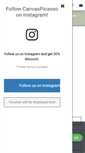 Mobile Screenshot of canvaspicasso.co.uk
